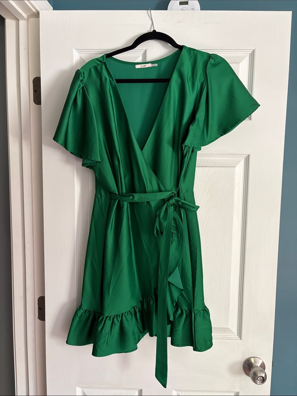 NWOT Emerald Green Wrap Dress